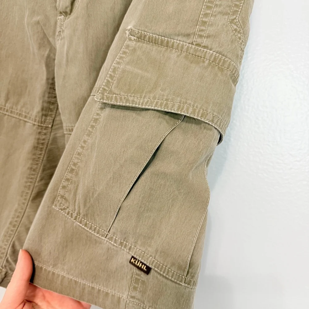 KÜHL Khaki Canvas Cargo Shorts Men's Medium